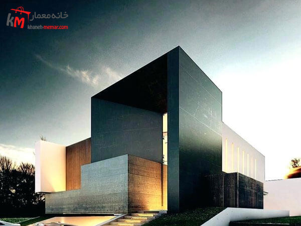 نما با سبک مدرنیته Modern facade متریال قابل استفاده در طراحی نمای مدرن