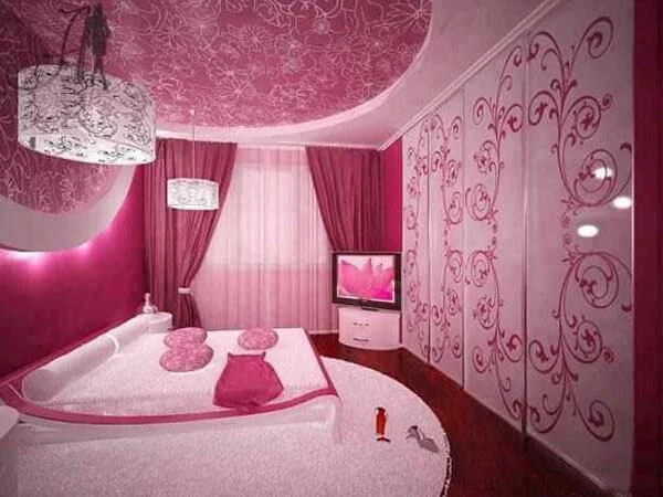 تزیین اتاق با پرده و رنگ های زیبا ایده هایی جهت تزیین اتاق خواب عروس با وسایل ساده