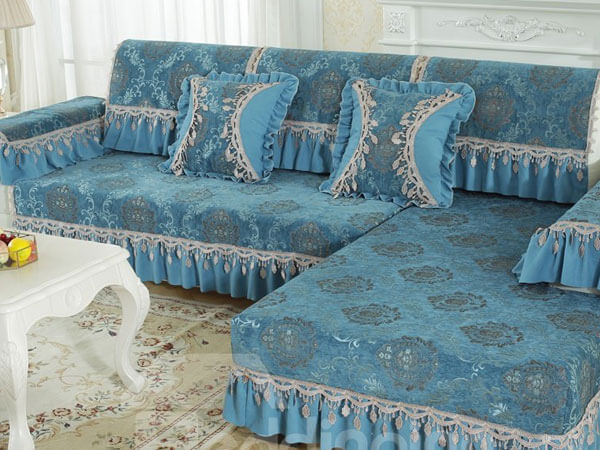 روکش دامن دار برای مبلمان راحتی sofa cover پارچه مخصوص روکش مبلمان