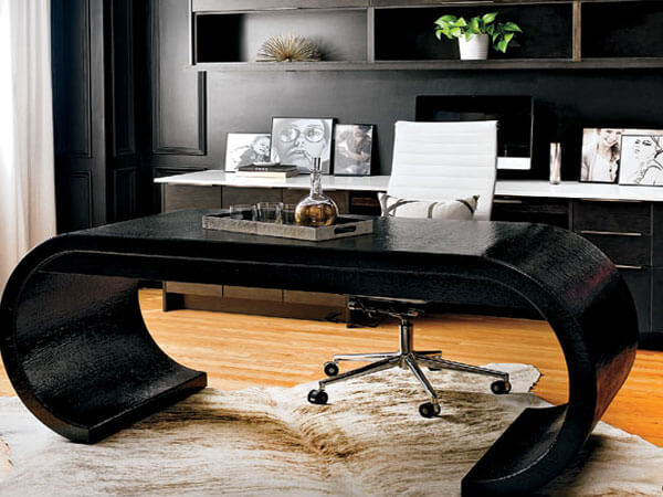 میز مدریت بسیار مدرن و زیبا یک محیط مدرن به او چه احساسی می دهد؟