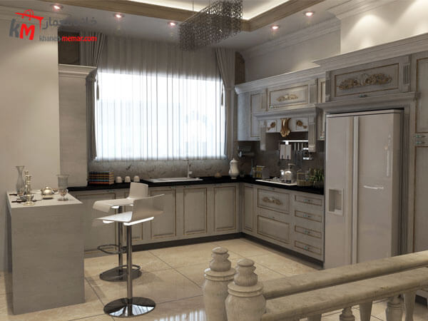 طراحی دکور آشپزخانه سخت بودن فعالیت در آشپزهای امروزی در حضور مهمان