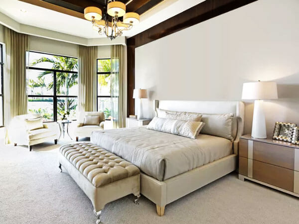 اتاق خواب زیبا ویژگی های یک تخت خواب ایده آل چیست؟ انتخاب نوع تخت با توجه به نیاز طراحی بخش های مختلف خانه به سبک مدرن