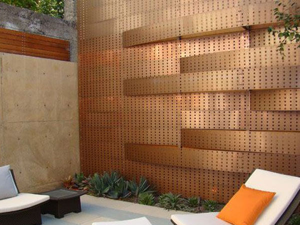 دیوارپوش فلزی برای دیوار فوق العاده مدرن و امروزی