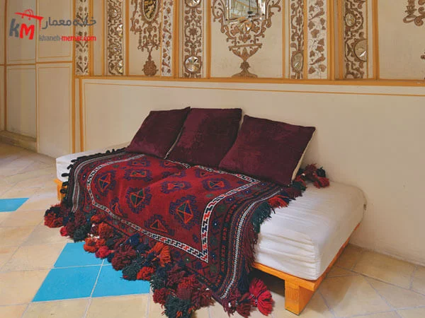 تزیین خانه با گلیم دستباف استفاده از لوازم دکوری ایرانی