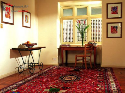 استفاده از فرش در دکور منزل عناصر ثابت اتاق پذیرایی ایرانی