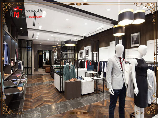 دکوراسیون فروشگاه پوشاه مردانه