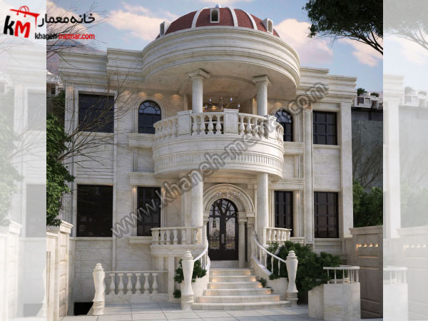 نقشه دوبلکس پنج خواب 150 متری عرض 10 متر 5 نمای ساختمان دو طبقه دوبلکس عرض 10 متر