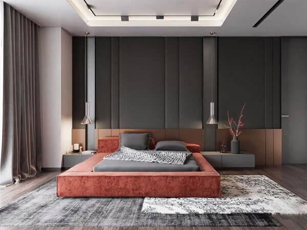 طراحی دکوراسیون اتاق خواب به سبک مدرن