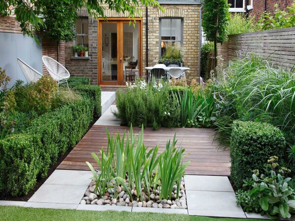 طراحی باغچه منزل