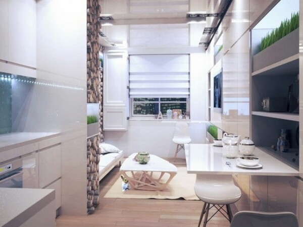 دکوراسیون داخلی آپارتمان 50 متری 3 apartment interiors decoratin-3