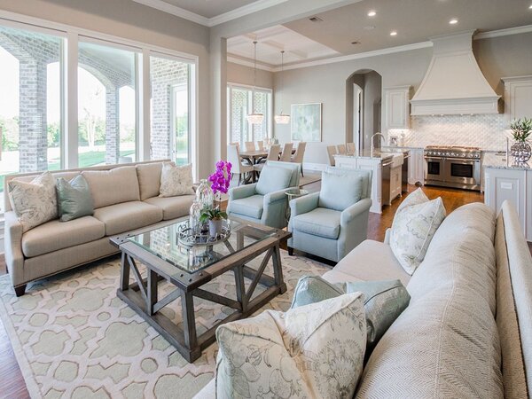 7 ایده برای دکور پذیرایی مربع 3 living room