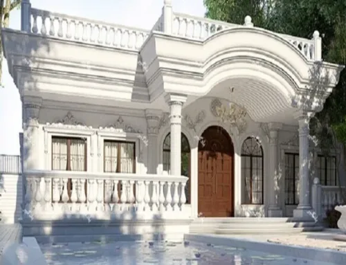 نما رومی یک طبقه در هنر معماری ایران