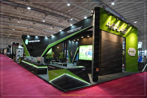 راهنمای طراحی غرفه نمایشگاهی، از ایده تا فایل نهایی 4 طراحی غرفه برای نمایشگاه