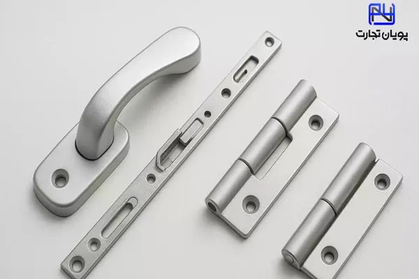یراق آلات درب و پنجره دوجداره upvc