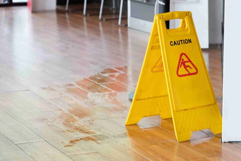 آیا سطح پارکت لمینت خیس لغزنده است؟
