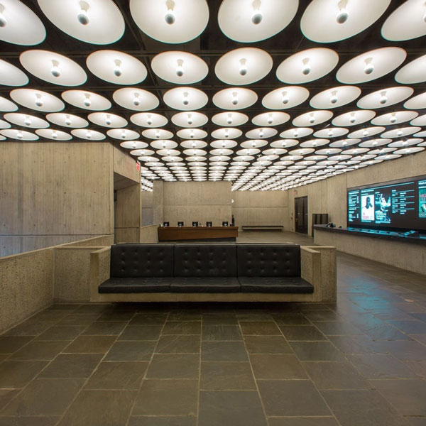 جدیدترین ایده های تزیین سقف وافل + تصویر 4 ساختمان مت بروئر (The Met Breuer)