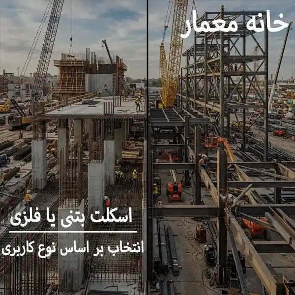 اسکلت بتنی یا فلزی؟ مقایسه کامل برای انتخاب بهترین سازه 1 اسکلت بتنی یا فلزی اسکلت بتنی یا فلزی؟ مقایسه کامل برای انتخاب بهترین سازه