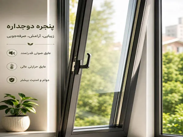 چگونه بهترین پنجره دوجداره را انتخاب کنیم؟ نکات مهم قبل از خرید 5 پنجره دوجداره مدرن با عایق حرارتی و صوتی